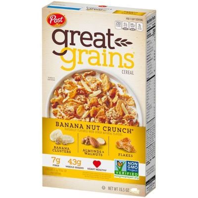 Post Grains Banana Nut Crunch Cereal 382 g