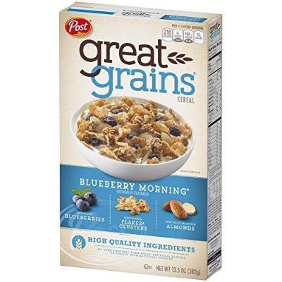 Post Grains Blueberry Morning Cereal 382 g