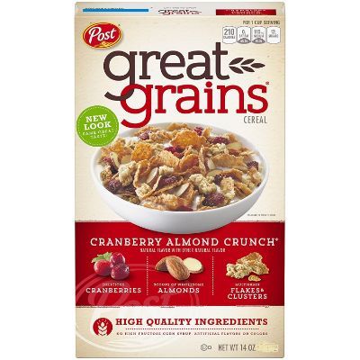 Post Grains Cranberry Almond Crunch Cereal 382 g