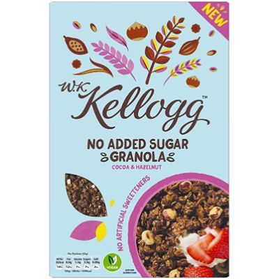 W.K. Kellogg No Added Sugar Granola Cocoa & Hazelnut 550 g