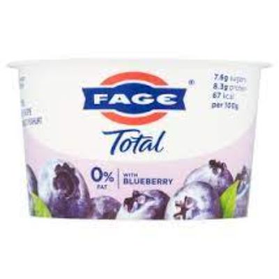 Fage Greek Yoghurt Total 0% Fat Blueberry 500 g