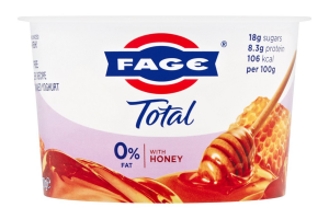 Fage Greek Yoghurt Total 0% Fat Honey 500 g