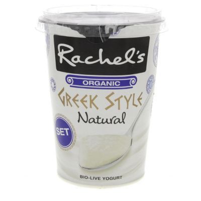 Rachel's Organic Yoghurt Natural Greek Style 400 g