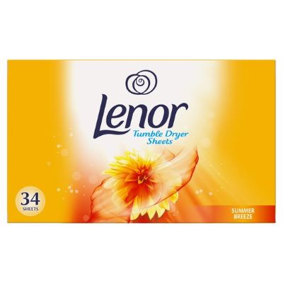 Lenor Tumble Dryer Sheets Summer Breeze x34