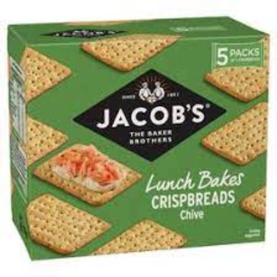 Jacob's Lunchbreaks Crispbreads Chive 38 g x5