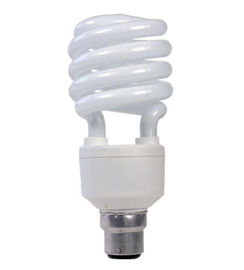 Gadgas Energy Saving Half Spiral Long White Pin Bulb B22 20W