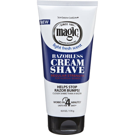 Magic Razorless Cream Shave Regular Strength 170 g