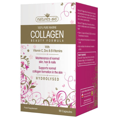 Natures Aid Collagen Beauty Formula 90 Capsules