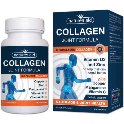 Natures Aid Collagen Joint Formula Plus 60 Capsules