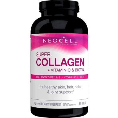 Neocell Super Collagen + C For Healthy Skin, Hair, Nails & Joint Support 360 Tablets