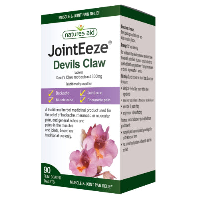 Natures Aid JointEeze Devils Claw 300 mg 90 Tablets