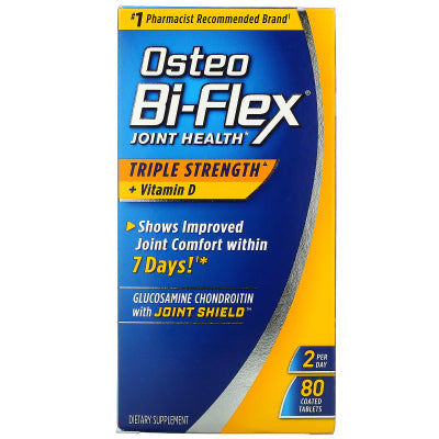 Osteo Bi-Flex Joint Health Triple Strength + Vitamin D 80 Tablets