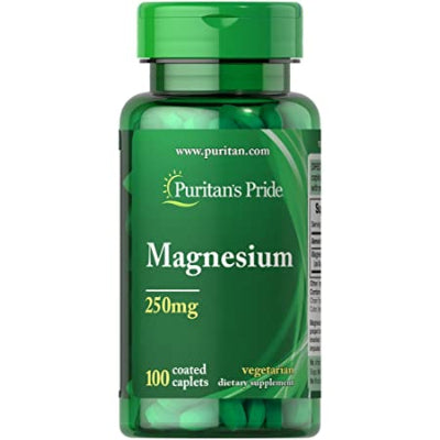 Puritan's Pride Magnesium 250 mg 100 Capsules