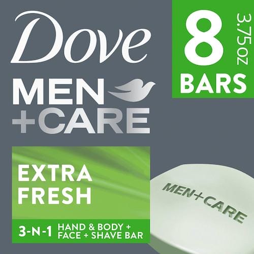 Dove Men+Care Soap Extra Fresh x8