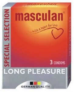 Masculan Long Pleasure 3 Condoms