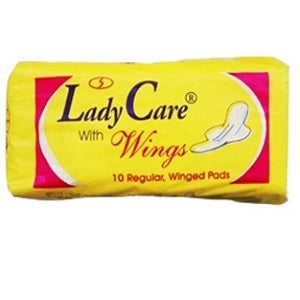 LadyCare Pads With Wings x10