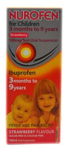 Nurofen For Children 3 Months - 9 Years Strawberry 100 ml