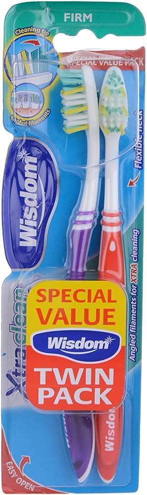 Wisdom Toothbrush Deep Clean Firm x2