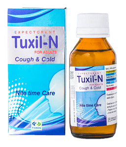 Tuxil-N Expectorant Cough & Cold For Adults Nite Time Care 100 ml