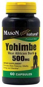 Mason Yohimbe 500 mg 60 Capsules