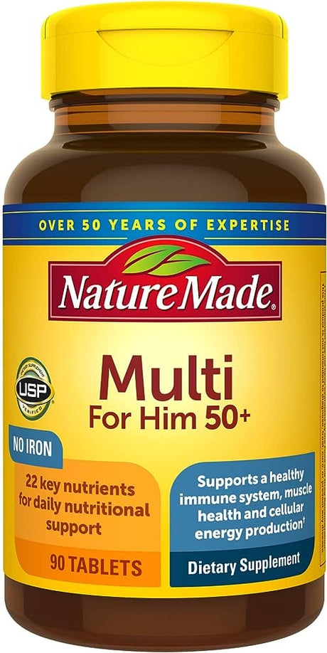 Nature Made Multi For Him 50+ 90 Soft Gels