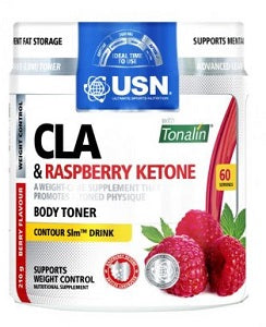 USN CLA & Raspberry Ketone Conjugated Linoleic Acid 210 g 60 Servings