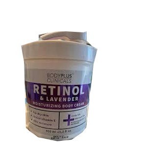 Body Plus Clinicals Retinol & Lavender Moisturing Body Cream 450 ml