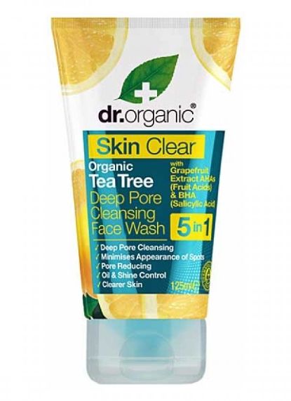 Dr Organic Skin Clear Deep Pore Facial Wash 125 ml