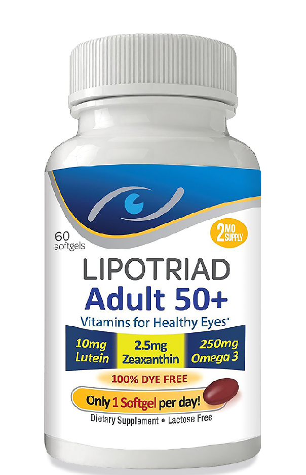 Lipotriad Adult 50+ 60 Soft Gels