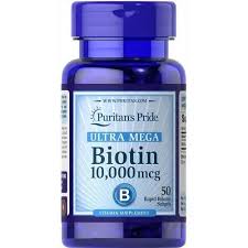 Puritan's Pride Biotin 10000 mcg 50 Tablets