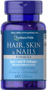 Puritan's Pride Hair, Skin & Nails 30 Capsules