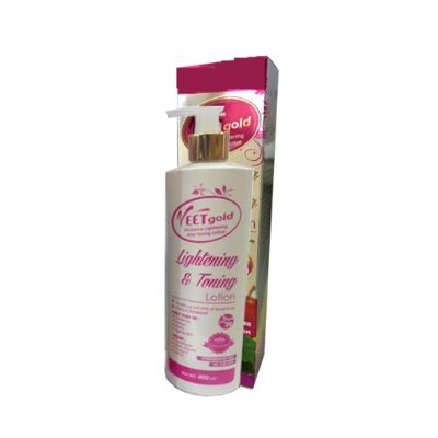 Veet Gold Lightening & Toning Lotion 400 ml