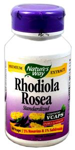 Nature's Way Rhodiola Rosea 60 Capsules