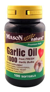 Mason Garlic Oil 1000 - 100 Soft Gels