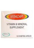 Vitacap Vitamin & Mineral Supplement 10 Soft Gel Capsules