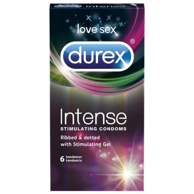 Durex Intense Ribbed & Dotted 6 Condoms