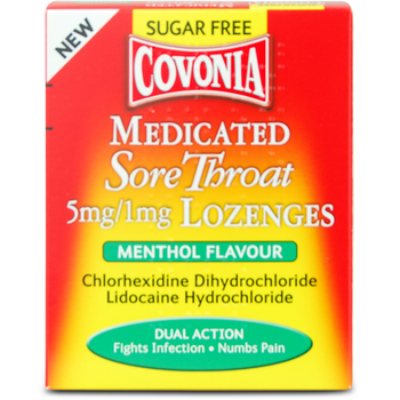 Covonia Medicated Sore Throat Lozenges x36