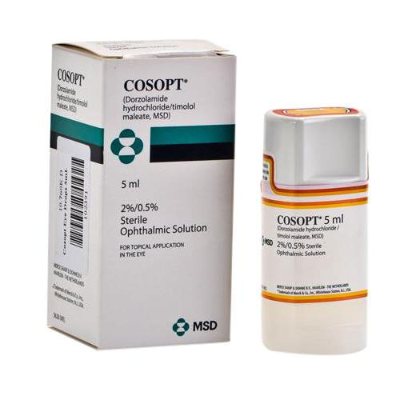 Cosopt Eye Drops 20 mg/5 ml