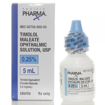 Timolol 0.25% Eye Drops 5 ml