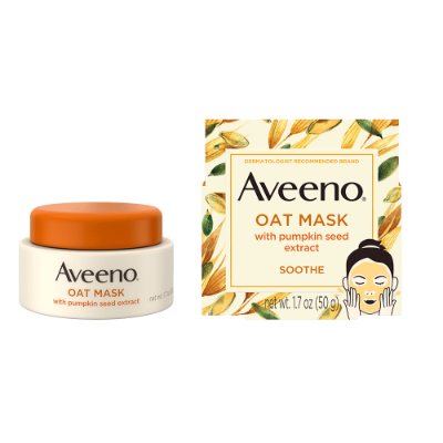 Aveeno Oat Mask Soothe Pumpkin Seed Extract 50 g