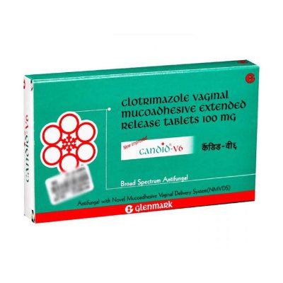 Candid V6 Vaginal Tablets x6