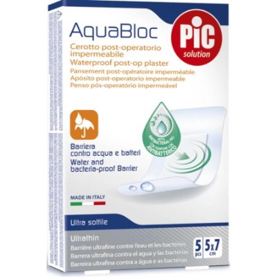 Pic Aquabloc Plaster 5 x 7 cm x5