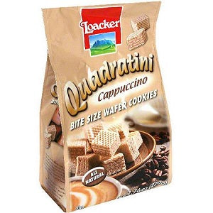 Loacker Quadratini Cappuccino Wafer 220 g