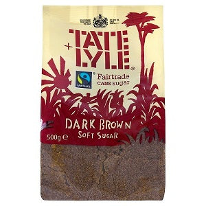 Tate & Lyle Dark Brown Soft Sugar 500 g