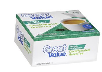 Great Value Decaffeinated Green Tea 54 g