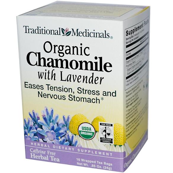 Traditional Medicinals Herbal Tea Camomile & Lavender 25 g x16