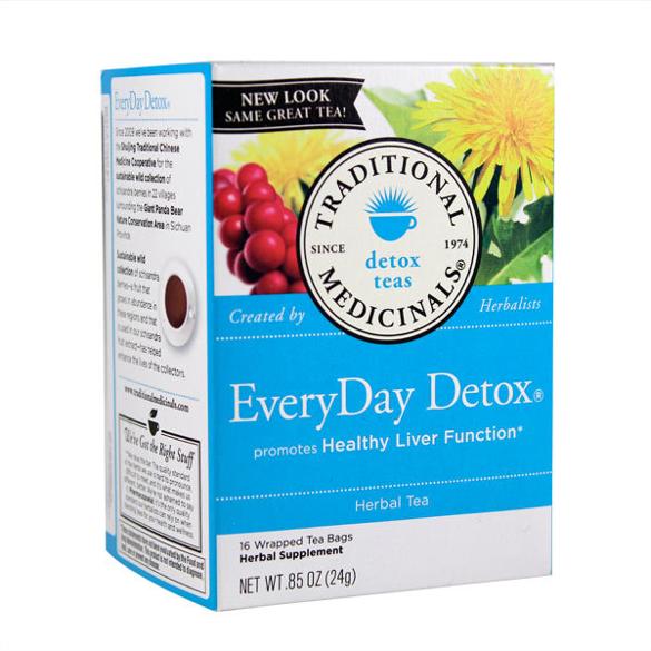 Traditional Medicinals Herbal Tea Everyday Detox 24 g x16