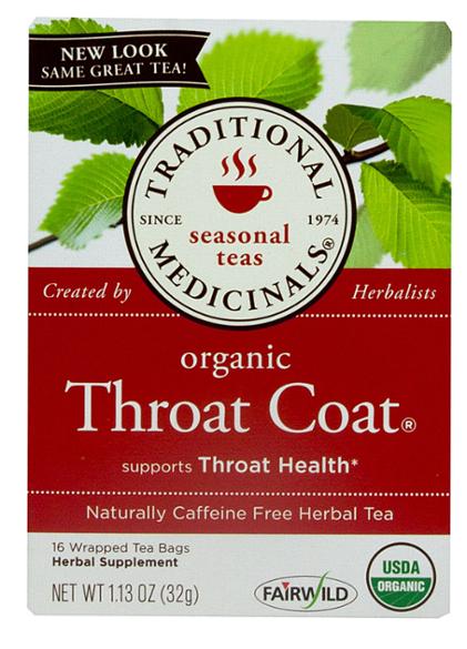 Traditional Medicinals Herbal Tea Throat Coat 32 g x16