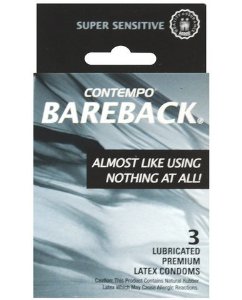 Contempo Bareback 3 Condoms