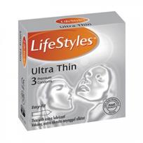 LifeStyles Ultra Thin 3 Condoms